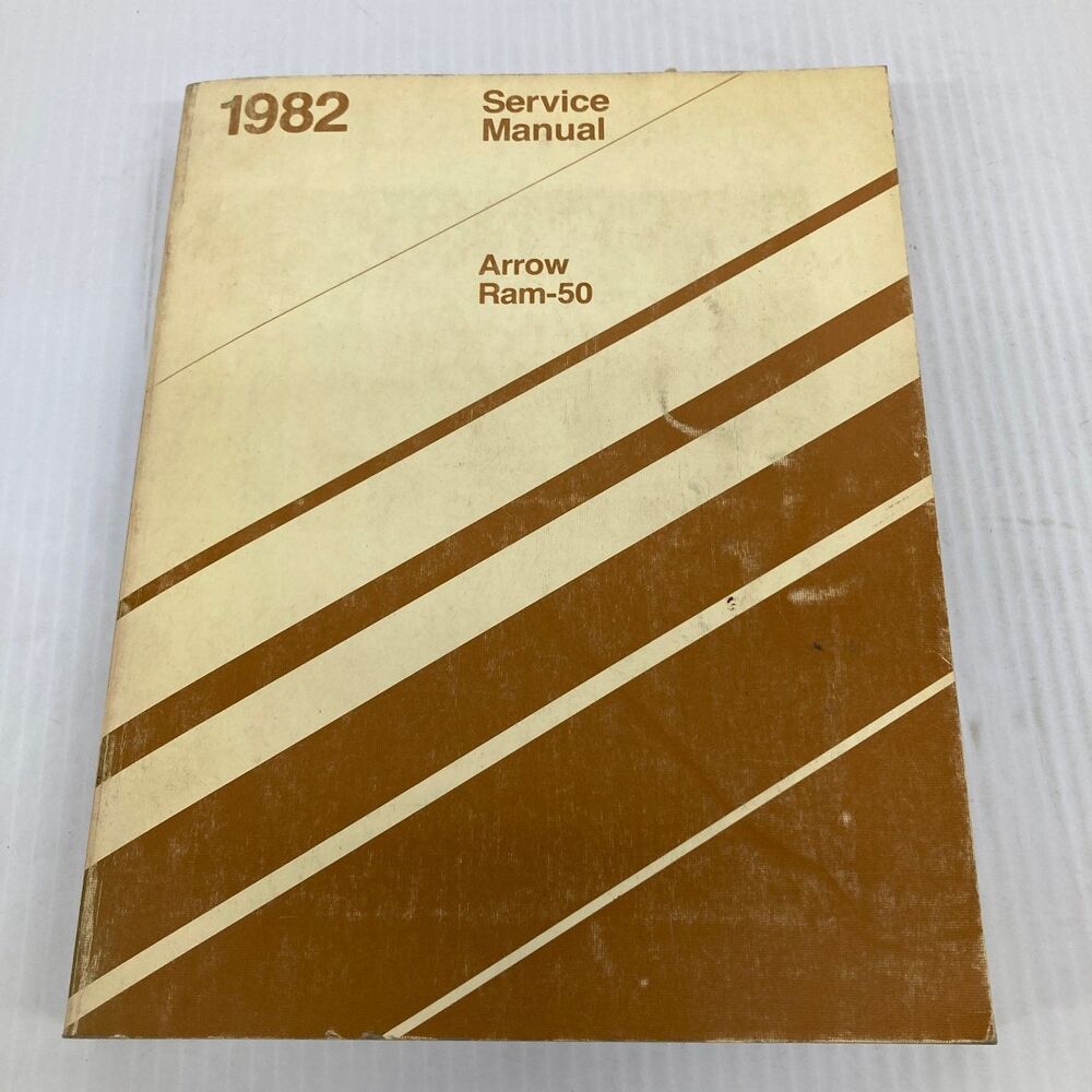 Arrow Ram-50 Service Manual Chrysler 1982